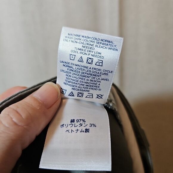 Lands End Olive Green Women's Olive Green Mid Rise Bermuda Length Shorts Size 16 - Picture 8 of 10